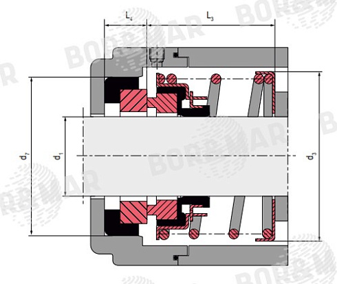 Торцевое уплотнение MSBT-PN в Красноярске фото
