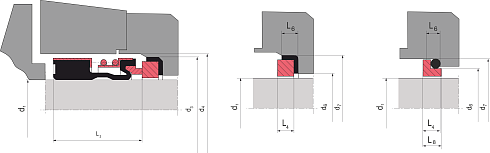 Торцевое уплотнение 2100S M 10 CER/CAR/NBR в Красноярске фото