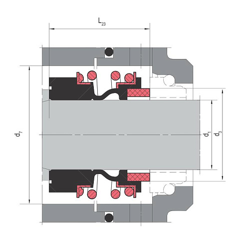 Торцевое уплотнение MG12-12 G60 BVPGG в Красноярске фото