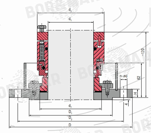 Торцевое уплотнение MS204 в Красноярске фото